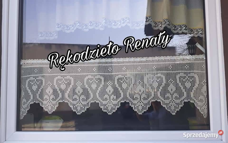 Firanka szydełkowa Dobczyce