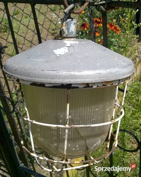 Lampa fabryczna Elektrim Wilkasy Loft vintage Warszawa