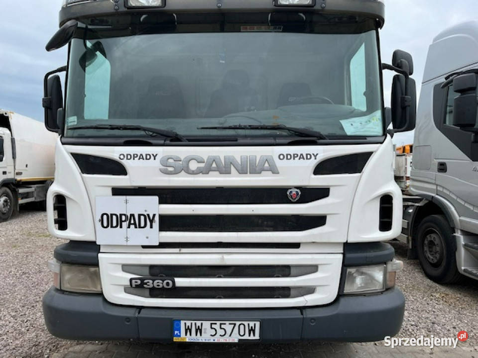 śmieciarki Scania P360 P360 Śmieciarka Zabudowa 12740cm3 mazowieckie Sokołów