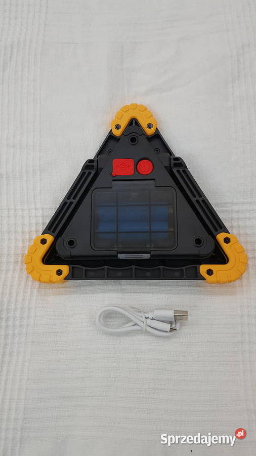 TRÓJKĄT OSTRZEGAWCZY LED AKUMULATOROWY POWERBANK Poznań