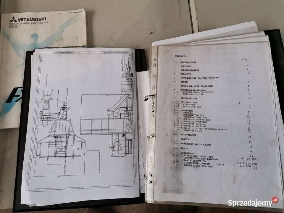 Paletyzator do układania worków na palecie Huta