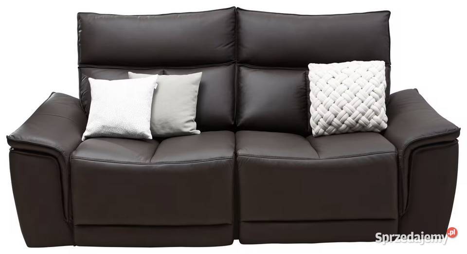 Nowa sofa skórzana Relax elektryczna USB Siedlce