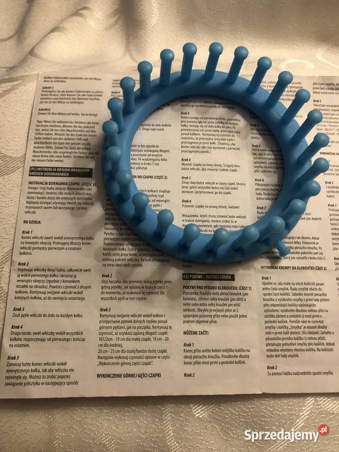 obręcz dziewiarska na golf komin czapkę 13 Rękodzieło Zegrze sprzedam