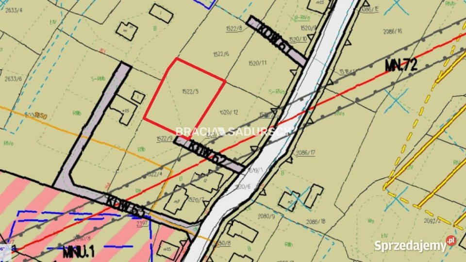 Do sprzedaży grunt 1182m2 Kalwaria Zebrzydowska