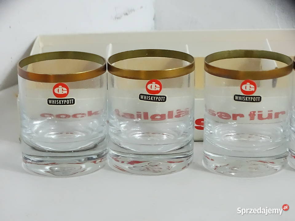 Kultowy komplet szklanek Whiskypott IngridHtte Biłgoraj