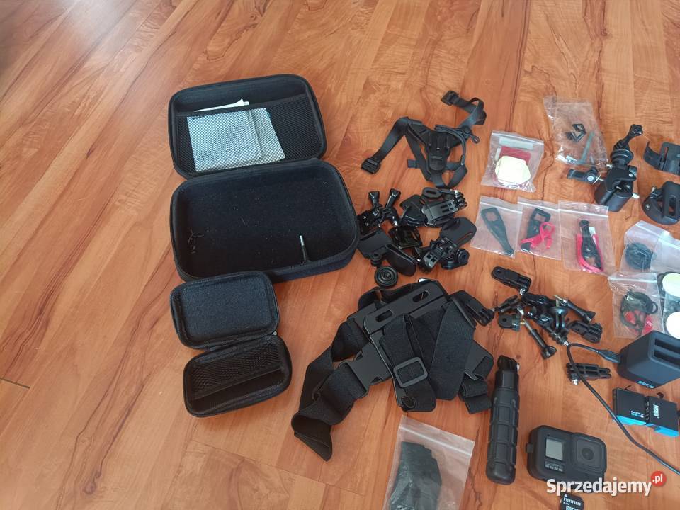 GoPro Hero 8 Black dużo dodatków Golina