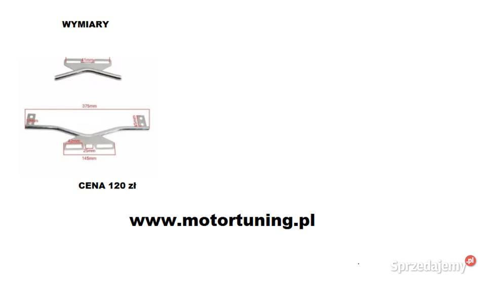 Stelaż motocyklowy metalowy pod halogeny Mysłowice