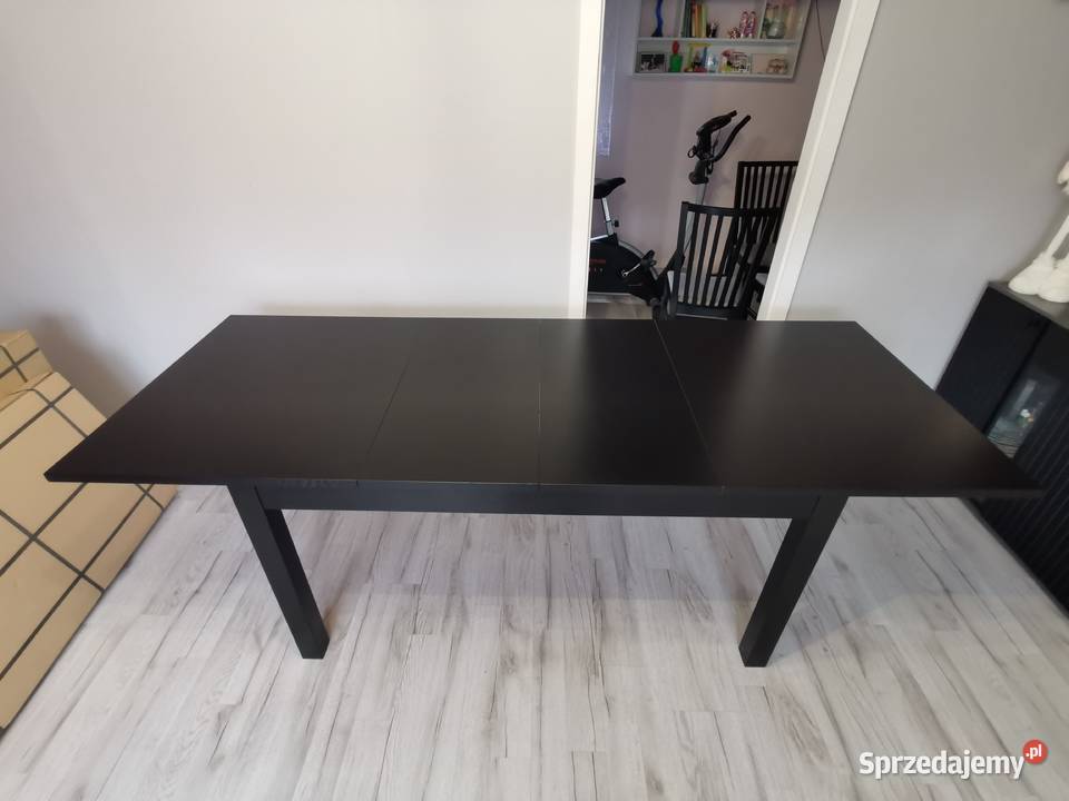 Stół rozkładany IKEA Bjursta wenge 140x84 śląskie