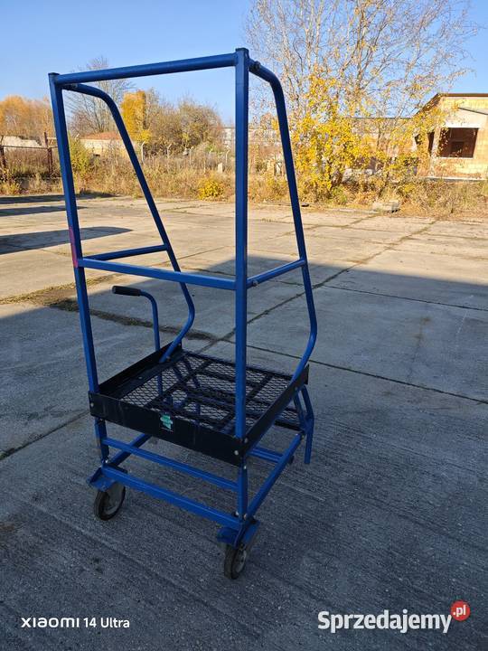Drabina magazynowa jezdna trójkołowa DMP 500 mm sprzedam