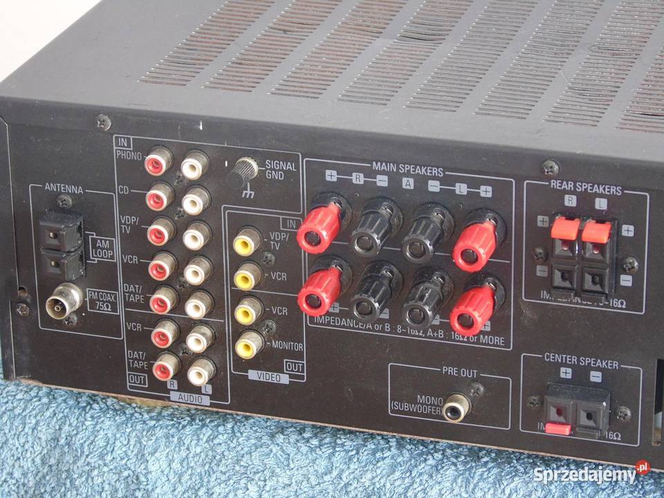 Amplituner Denon AVR600 RD sprawny i mocny Audio Jasło