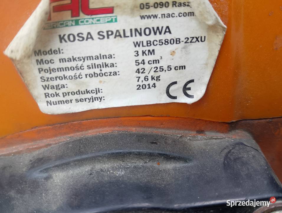 Kosa spalinowa nac Kosiarki i podkaszarki