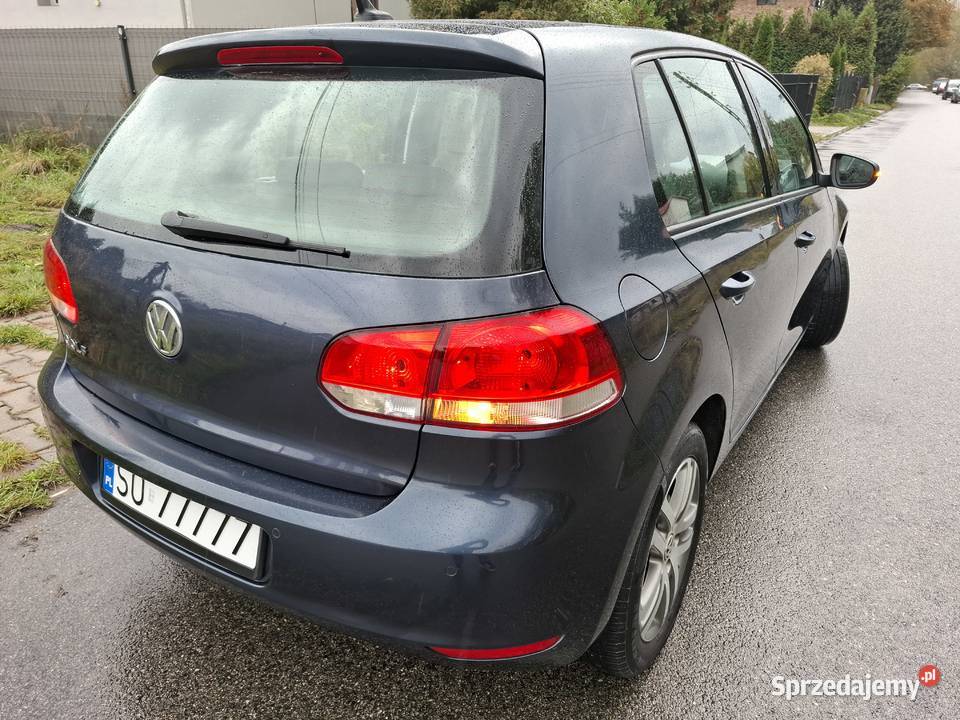 Volkswagen Golf Piękny Vw Golf VI 5 drzwi Alu nieuszkodzony Sosnowiec