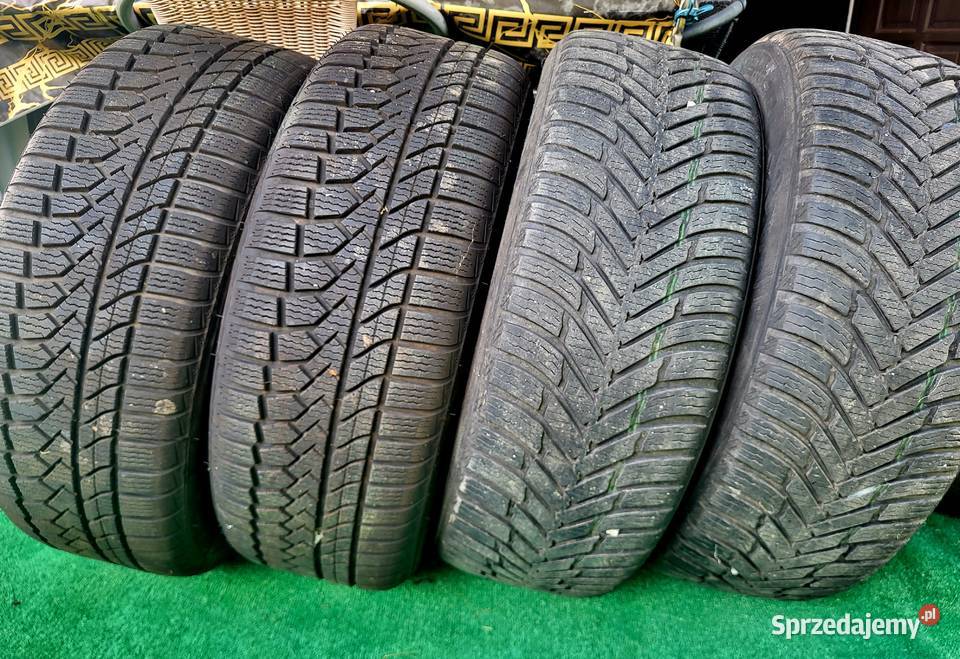 Alufelgi 4 koła Toyota 17 5x114 opony zima Kraków sprzedam