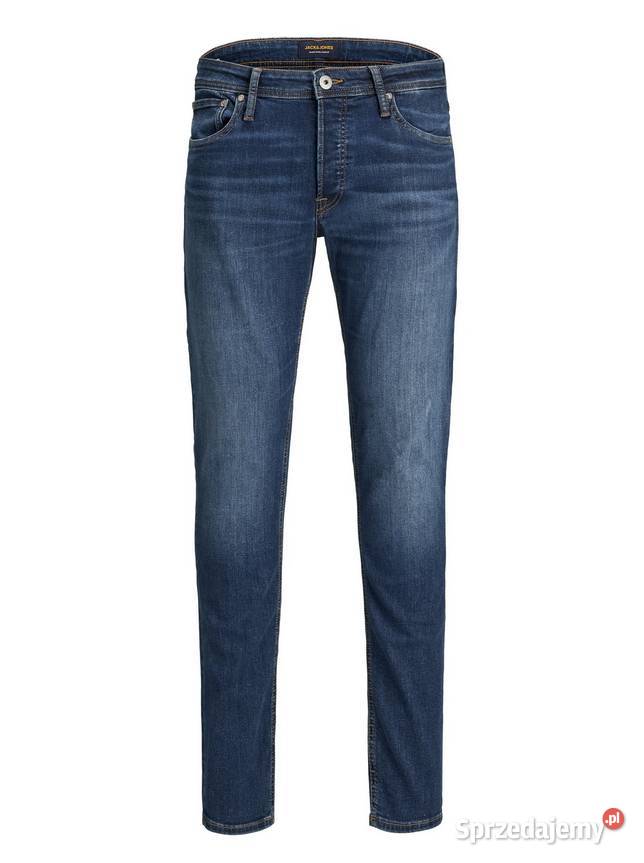 JACKJONES SPODNIE JEANS DŻINSY O KROJU SLIM FIT Kalisz