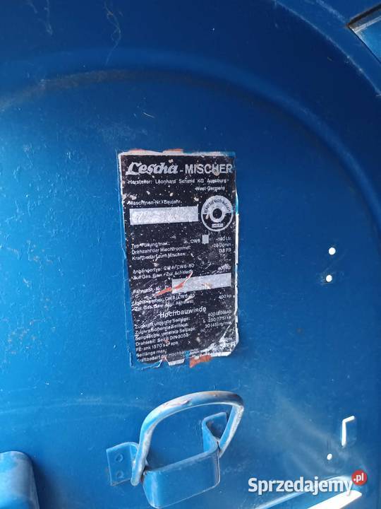 Betoniarka leschamischer 180l