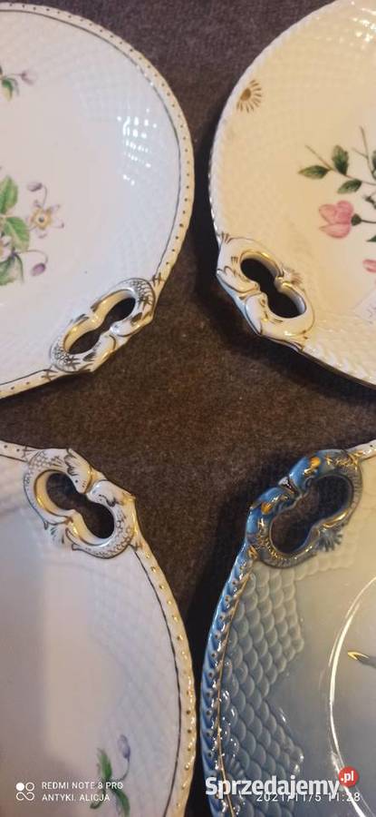 Patera z mewami delfinami i kwiatami Copenhagen Gdańsk sprzedam