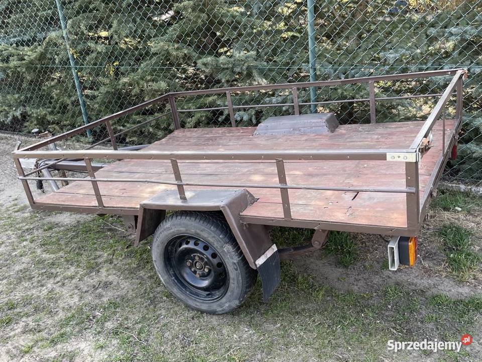 Przyczepka z Najazdami Platforma na Quada Burtowe i plandeki Skulsk sprzedam