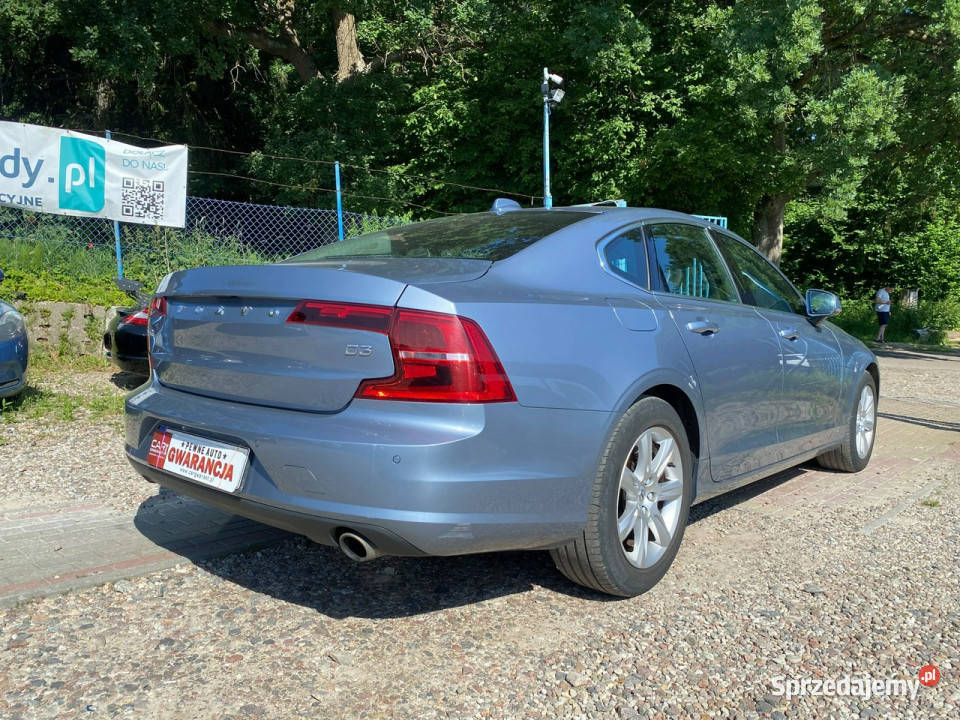 Volvo S90 20d 150 igła skóry ledy asystenci Navi szary