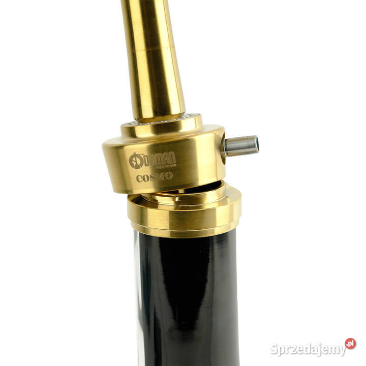 Oduman Cosmo Hookah Gold Body Black Glass Fajka Antyki, Sztuka, Kolekcje łódzkie Łódź