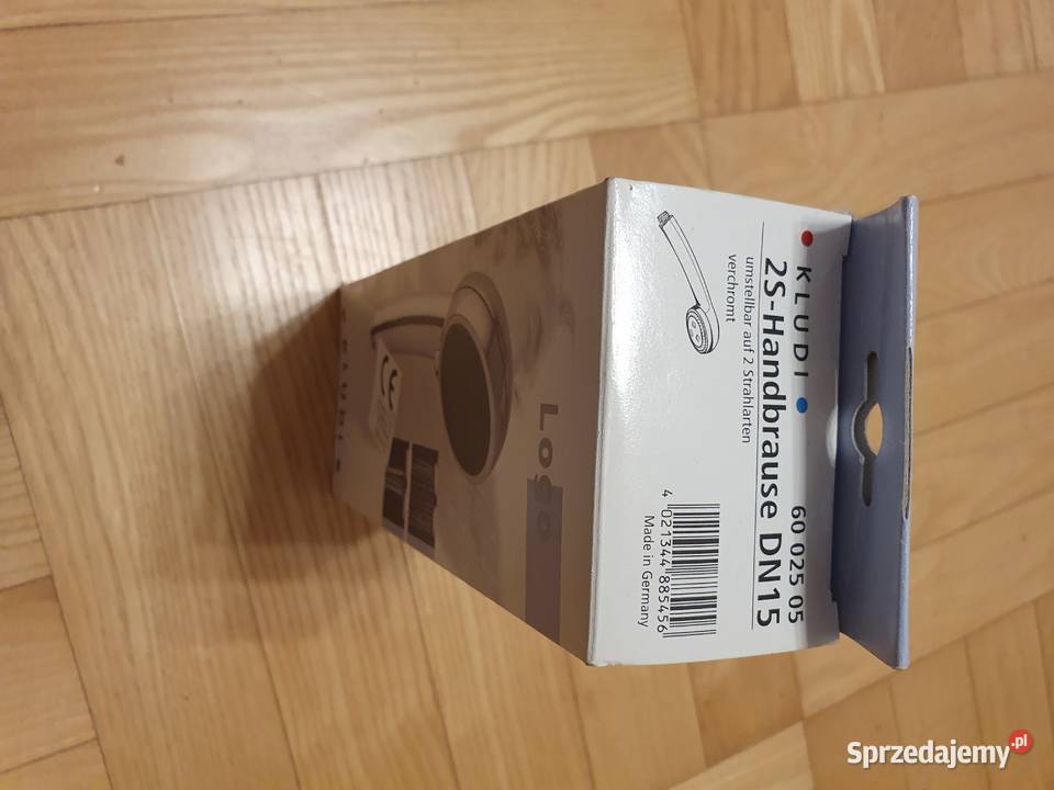 SŁUCHAWKA PRYSZNICOWA KLUDI LOGO Warszawa