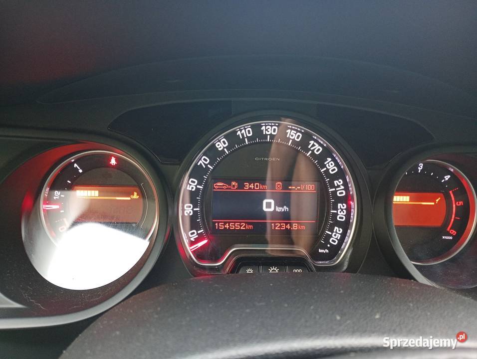 Citroen C5 x7 20Hdi 140 Exlusive niecałe 155 komputer pokładowy