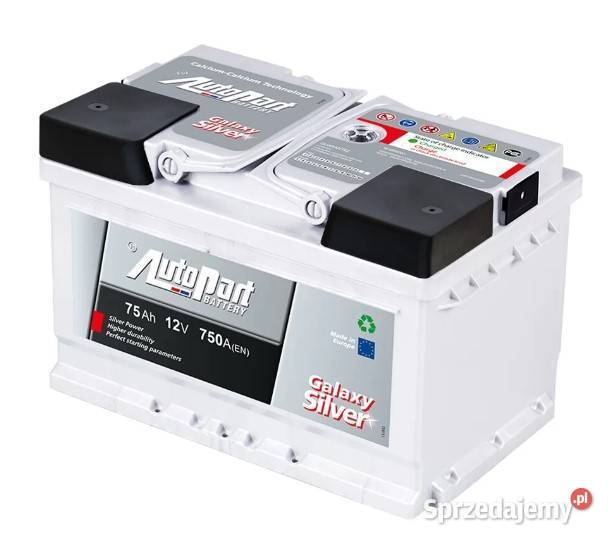 Akumulator Autopart Galaxy Silver 75Ah 750A Wałbrzych