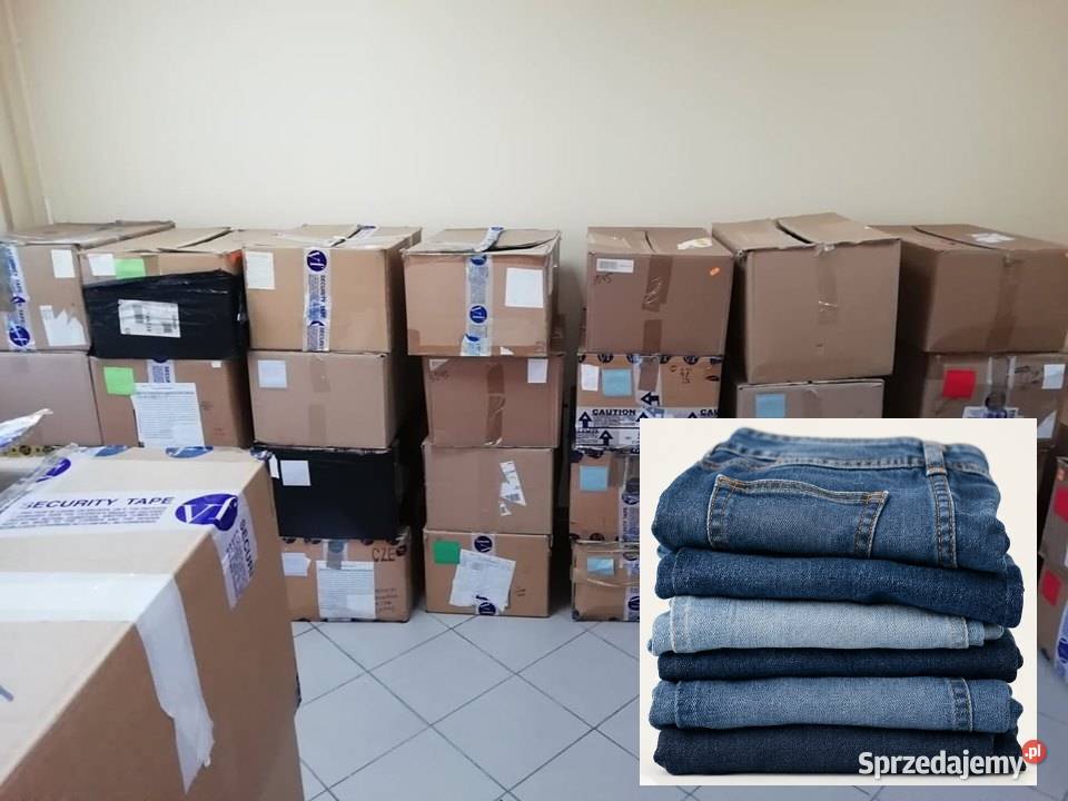 Markowe jeansy i odzież HURT minimum 30 niebieski Odzież codzienna śląskie Tarnowskie Góry