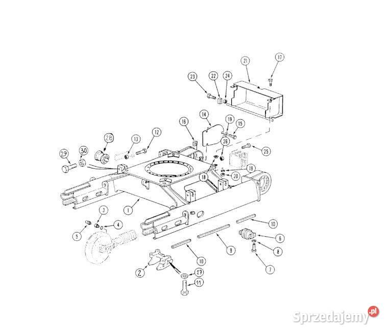 Case Poclain 61 61P koparka katalog częsci