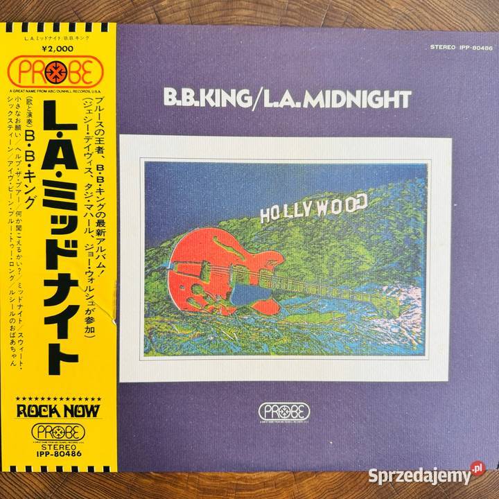BB King LA Midnight EXNM Japan Obi LP 1971 Probe Płyty i kasety Gdynia sprzedam