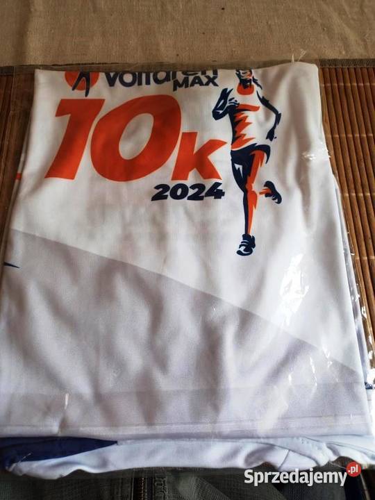 Medal koszulka Voltaren 10k 2024 DOZ maraton Skierniewice