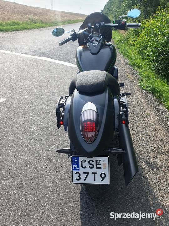 Kawasaki vn 900 custom 2015 z wieloma dodatkami kujawsko-pomorskie Więcbork sprzedam