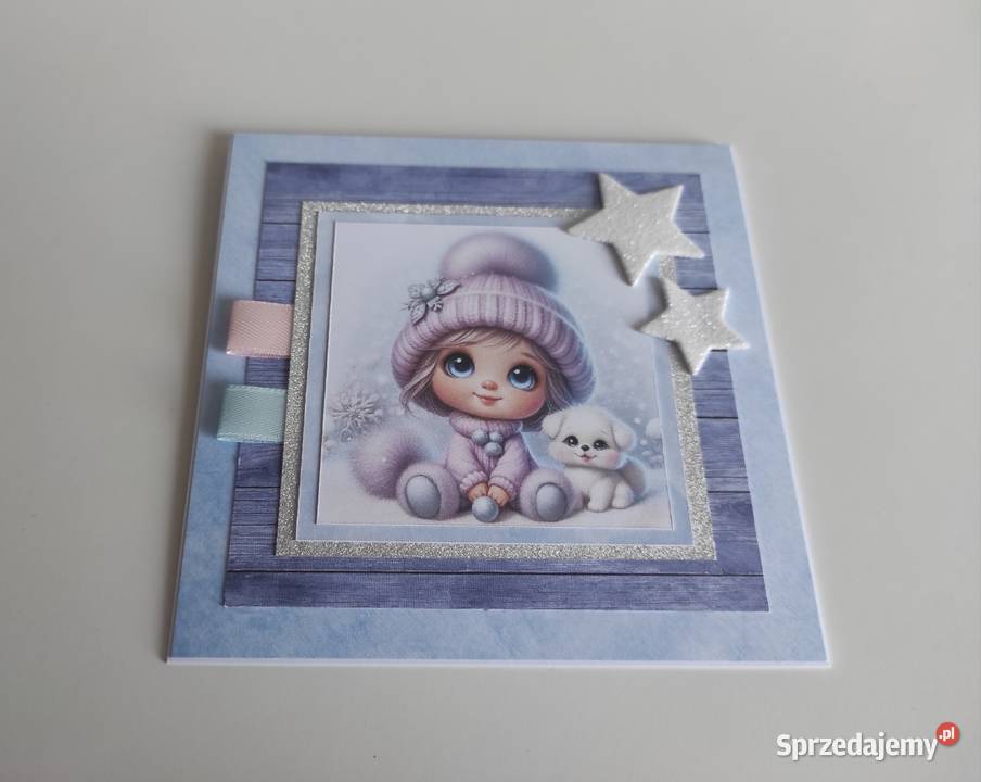 Kartka ręcznie robiona handmade z okazji urodzin