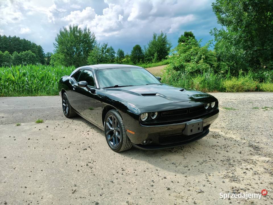 Dodge Challenger SXT PLUS 36 V6 BLACK TOP 2019r elektrochrom. lusterko wst. Lublin