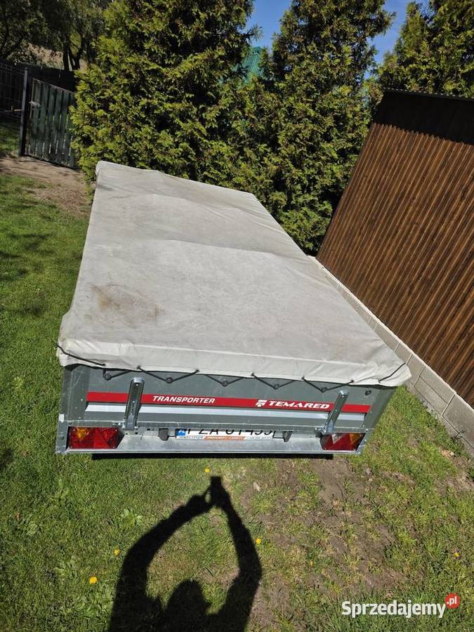 Przyczepa temared transporter platforma Trzebiel
