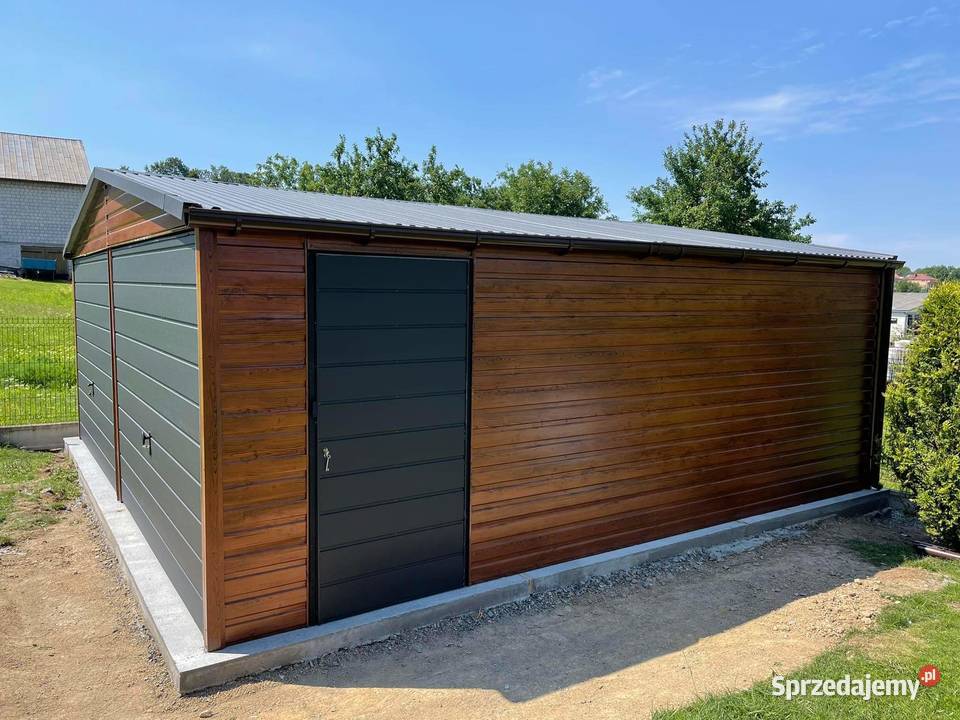 Garaż blaszany wiata Wzmocniony profilami opolskie Opole