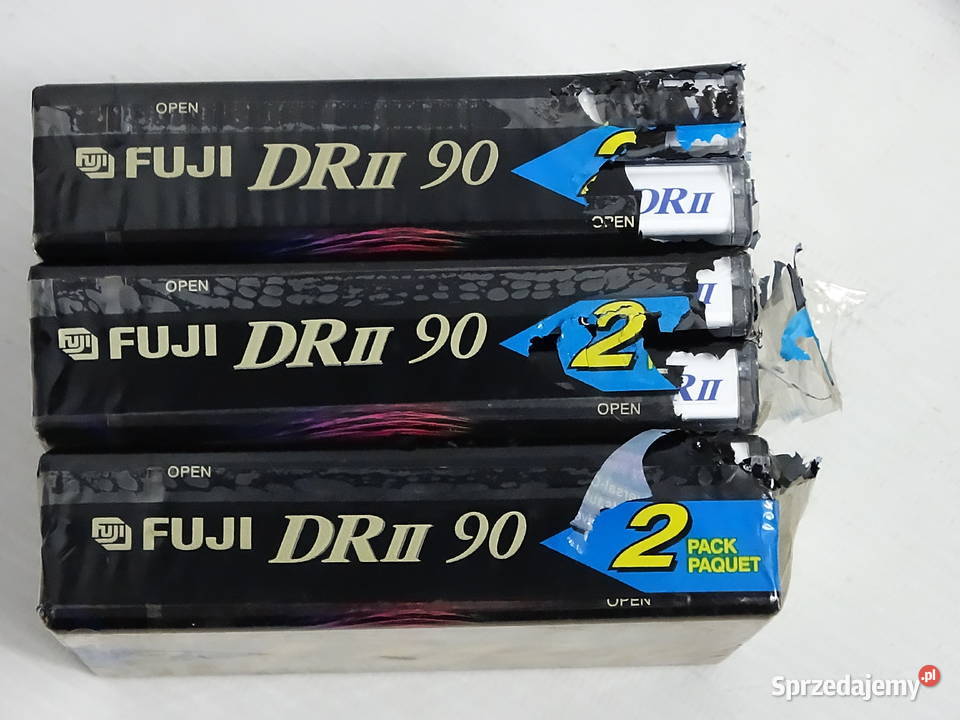 Kasety magnetofonowe FUJI DR II 90 Chrome Zestaw