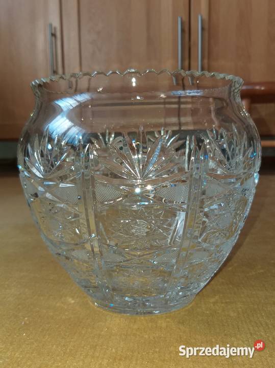 Duży kryształowy wazon Warszawa
