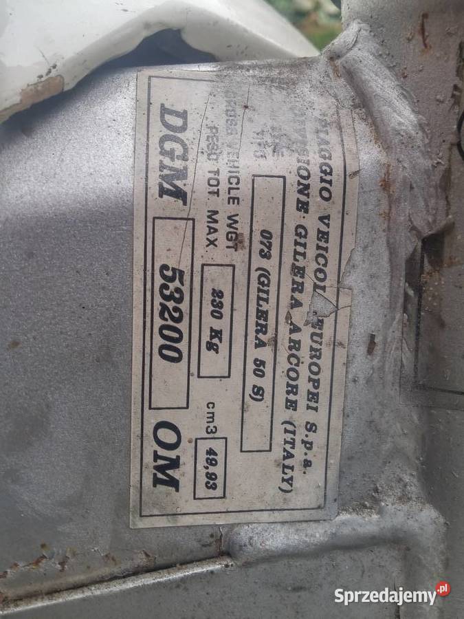 Rama gilera 503 całośćam6 gilera naked stunt Pozostałe Przygłów