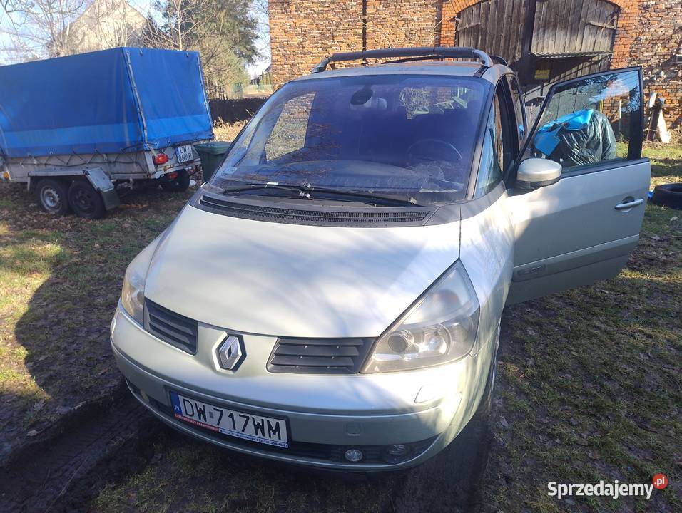 RENAULT ESPACE 4 benzyna 20 T plus gaz automatyczna Nowa Wieś Wrocławska