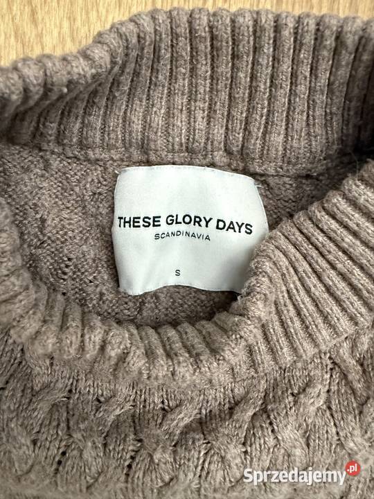 Sweter These Glory Days Scandinavia taupe małopolskie Lednica Górna
