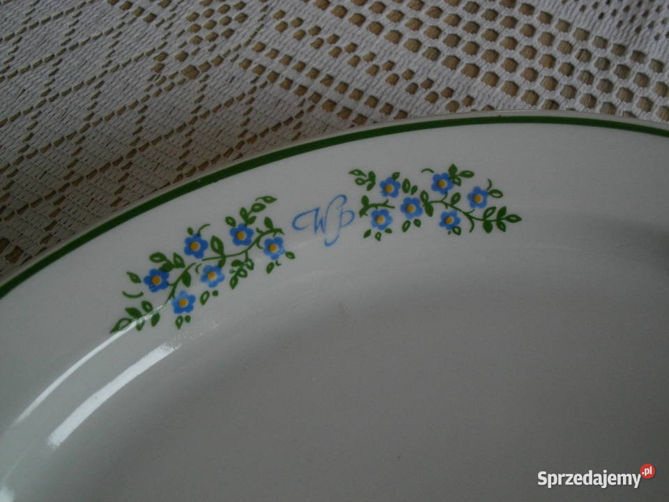 Talerz obiadowy płytki porcelana Lubiana MSW z Antyki, Sztuka, Kolekcje Przemyśl sprzedam