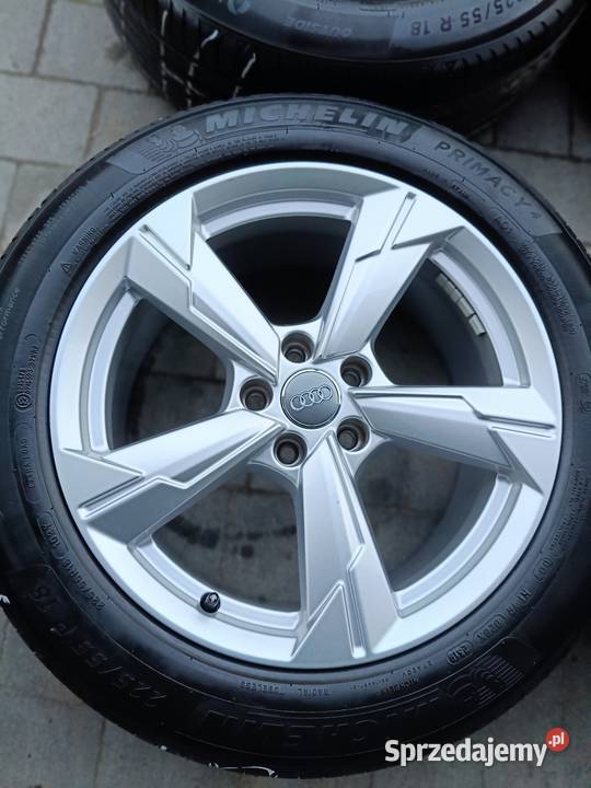 Alufelgi Audi 5x112 ET39 18 z oponami Michelin Opony i felgi Elbląg