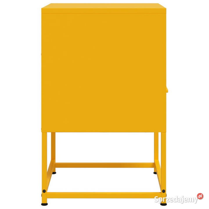 Szafka nocna musztardowa 36x39x605 stal WM846560