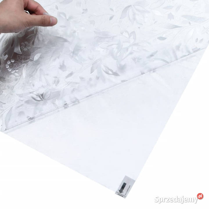 Folia okienna matowa wzór w kwiaty 60x500 PVC mazowieckie sprzedam