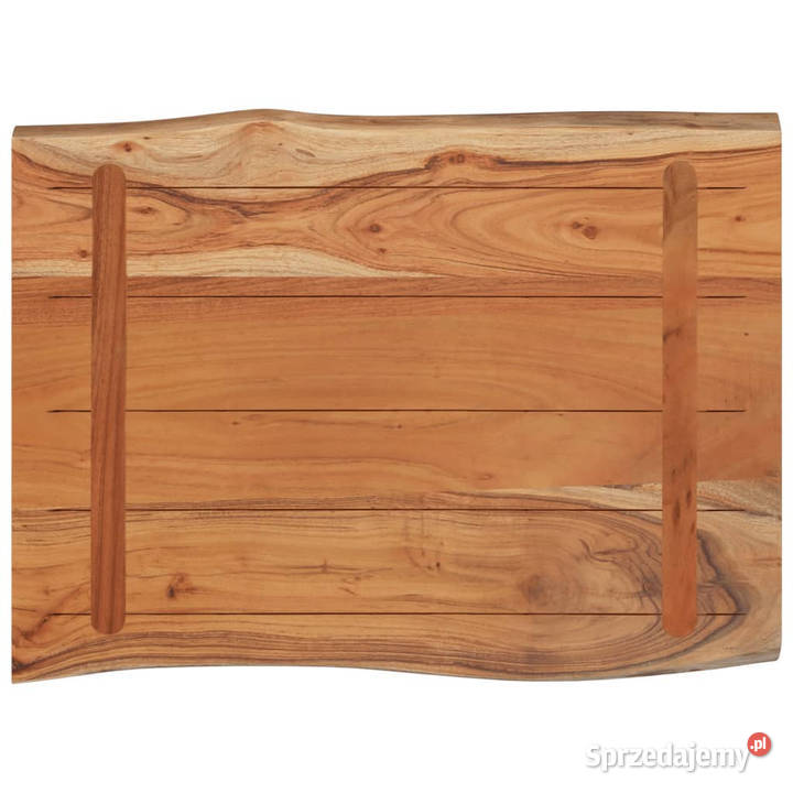 Blat do stołu 80x60x25 drewno akacjowe naturalna Warszawa