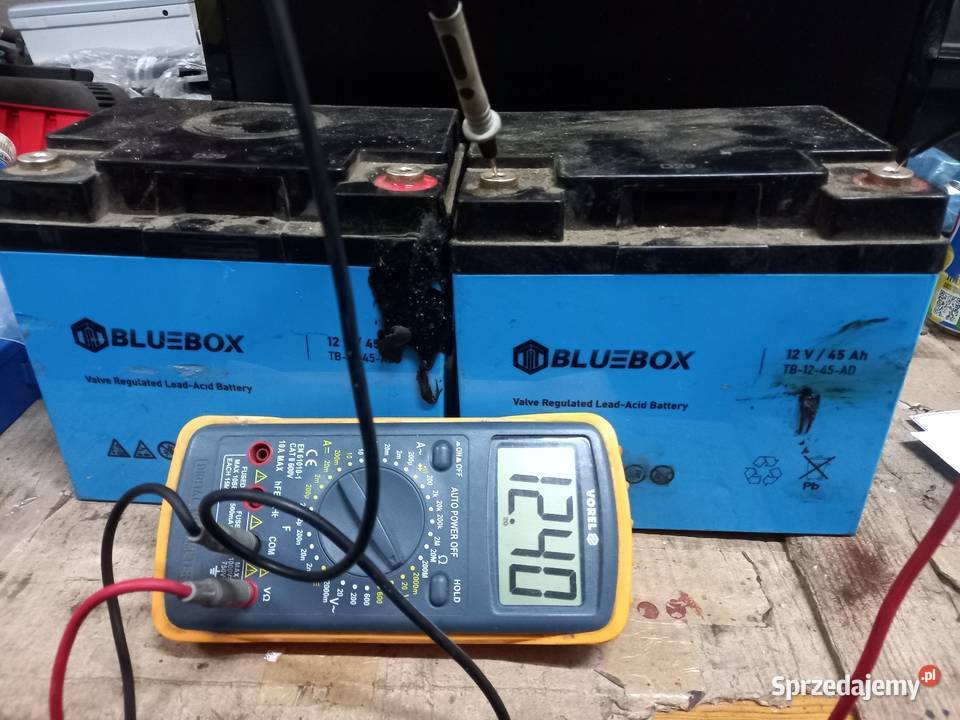 Akumulator żelowy 2x 12v 45ah Sadlinki