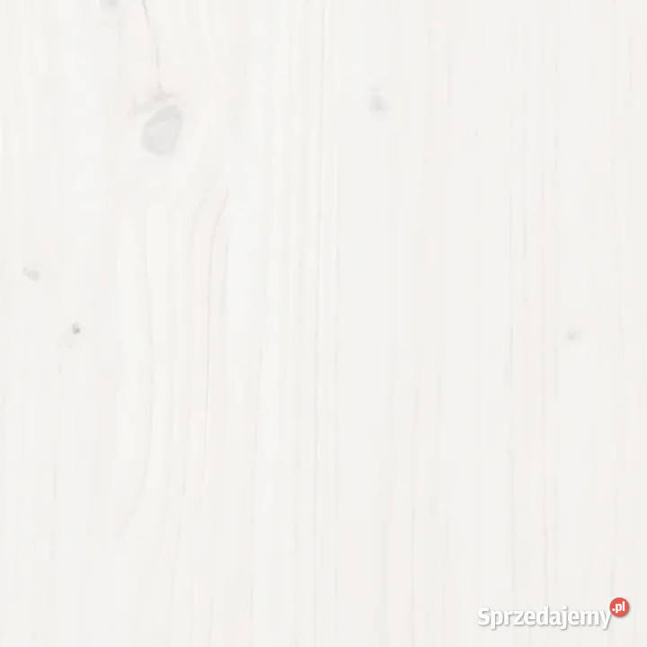 Szafki boczne 2 białe 315x34x75 drewno sosnowe
