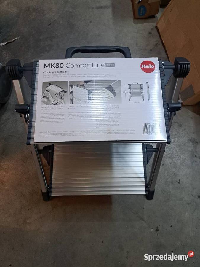 Schodki składane 2 stopnie hailo MK80 dolnośląskie Wrocław