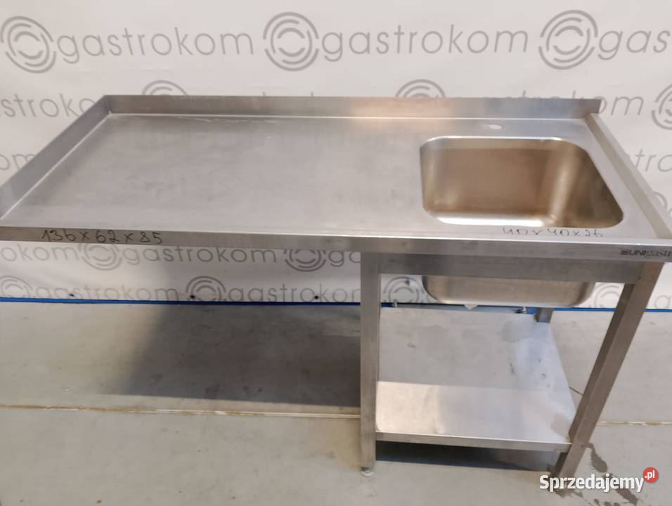 Stół ze zlewem L  rant TL 136x62x85 Wrocław sprzedam