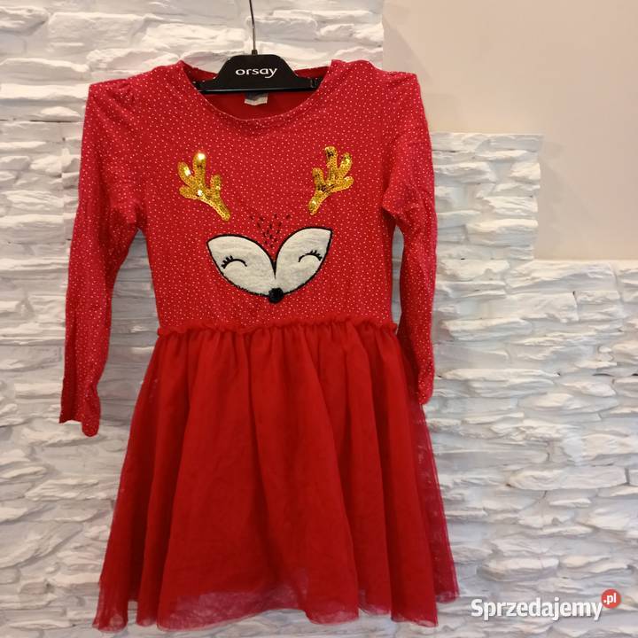 Sukienki świąteczne 110 do 134 dziewczynka Skrzyszów sprzedam